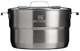 Stanley Wildfare Core 26-Piece Complete Camp Kitchen Cook Set | 4 qt Pot with Lid, 8in Fry Pan | 4 Table Settings, Plates, Bowls, Utensils | Camping Essentials for Your Camp Kitchen | BPA-Free