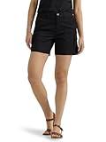 Lee Womens Ultra Lux Comfort with Flex-to-go Cargo Shorts, Union-All Black, 10 US