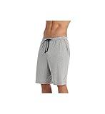 Nautica Men's Soft Knit Elastic Waistband Sleep Lounge Short, Grey Heather, X-Large