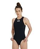 ARENA Women’s Water Polo Swimsuit Training and Game One Piece Bathing Suit Water Sports Pool Accessories for Players, Black/White, US Size 30