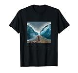 Moses Splitting Red Sea Religious Art History T-Shirt