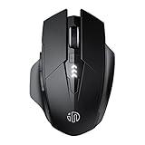 INPHIC Multi-Device Bluetooth Mouse, Visible Battery, 2400 DPI, Silent Ergonomic Computer Wireless Mouse for Laptop, Mac, PC etc.