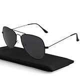 livho Sunglasses for Men Women Aviator Polarized Metal Mirror UV 400 Lens Protection
