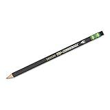 Ticonderoga Tri-Conderoga Triangular Pencils, Wood-Cased #2, Sharpener, Soft Touch Comfort Barrel, Black, 12-Pack (22500)