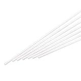 MECCANIXITY ABS Plastic Rod Round Solid Bar 5mm x 250mm for DIY Model Material, Architectural Model Making, DIY Sand Table, Pack of 25 Pcs
