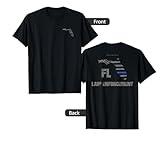 Florida Police, Law Enforcement Thin Blue Line Shirt