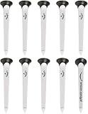 Callaway Par-Tee Plastic Golf Tees, 10 Pack,White