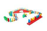Bulk Dominoes Kinetic Domino Kit | Dominoes Set, STEM STEAM Small Toys, Family Games for Kids, Kids Toys and Games, Building, Toppling, Chain Reaction Sets (68pc)