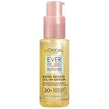 L'Oreal Paris Bond Repair Oil-in-Serum for Damaged, Color Treated Hair, Heat Protectant, Strengthens Weak Bonds, Intense Shine and Frizz Control, EverPure, 1.6 Fl Oz