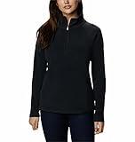 Columbia Womens Glacial IV Half Zip Fleece Jacket, Black, Medium