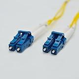 FiberCablesDirect LC-SC OS2 Fiber Patch Cable - 10Gb Duplex 50/125µm Singlemode Corning Glass | 1M (3.28ft) | Bulk Networking, Data Centers, Telecom, Enterprise Applications
