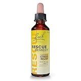 Bach RESCUE REMEDY Dropper 20mL, Natural Stress Relief, Homeopathic Flower Essence, Vegan, Gluten & Sugar-Free, Non-Habit Forming