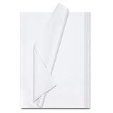 Simetufy White Tissue Paper for Gift Bags, 115 Sheets of 14 x 20 Inches White Wrapping Paper, Gift Wrapping Tissue Paper Bulk for Crafts, Holiday, Birthday, Christmas, Party Decor and DIY Crafts