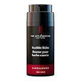 The Art of Shaving Beard Balm, Conditioner for Stubble to Hydrate Skin and Hair, Sandalwood, 3.3 Oz