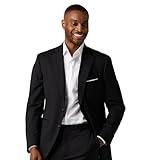 Alton Lane Mercantile Jacket Tailored Fit - Premium Quality Suit Jacket for Men, Stylish and Elegant Men’s Suit Jackets, Black, 42R