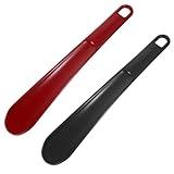 Ymapinc 2 Pack Plastic Long Shoe Horns, Extra Long Handle Shoehorns for Men Women Travel Helpers Shoe Stick to Put on Your Shoes Portable for Seniors