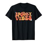 Groovy Spooky Vibes Costume for Men Women Halloween T-Shirt