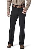 Wrangler Men Wrancher Dress Jean, Black, 40W x 32L