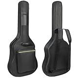 Mdvora 1/2/3 Pack Guitar Bags, 38 40 41 inch Electric Guitar Case, Waterproof Oxford Electric Guitar Gig Bag, Two Pockets, for Acoustic Classical Guitar, Ukulele, Bass Guitar(1 Pack)