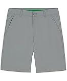 IZOD Boys' Performance Golf Swingflex Stretch Straight Fit Shorts, Monument