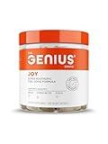Genius Joy, Nootropic Mood Enhancer Supplement - Support Cognitive Health, Enhance Mood & Neural Function with Brain Boosting L-Theanine, Panax Ginseng & SAM-e - Organic, Non-GMO, & Gluten-Free