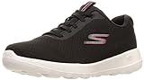 Skechers Women's Go Walk Joy-Ecstatic Sneaker, Black/White, 8.5