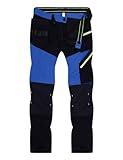 Mlvekrt Men's Outdoor Hiking Pants for Men Travel Fishing Quick Dry Breathable Tactical Work Pant Blue