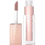 Maybelline Lifter Gloss, Hydrating Lip Gloss with Hyaluronic Acid, Ice, Pink Neutral, 0.18 Ounce