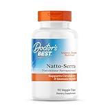 Doctors Best Natto-Serra, Supports Circulatory & Immune Health, Non-GMO, Vegan 90 Veggie Caps