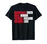 Love Is My Religion Spirituality Inspirational Kindness T-Shirt