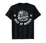 Gulf Of Mexico Est 1672 American Historical Geography T-Shirt