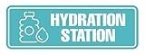 Standard Plus Hydration Station Door or Wall Sign | Business & Public Signage - Medium