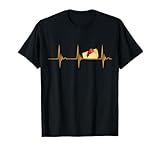 Cheesecake Dessert Cheese Cake Heartbeat EKG Pulseline T-Shirt