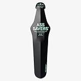 Ass Savers Regular Saddle Mudguard, 23-35 mm Tires, Generation 4, Maximum Protection, Rainy Rides, No Tools Mount, Patented Flip Tip, Lightweight, Stable, Self Centering, Commuter, Road, Black