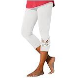 Prime 2025 Day Deals Today Capris for Seniors Capri Leggings Women Summer 2025 Lightweight White L