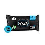 DUDE Wipes Flushable Wipes - 1 Pack, 48 Wipes - Unscented Extra-Large Wet Wipes with Vitamin-E & Aloe for at-Home Use - Septic and Sewer Safe