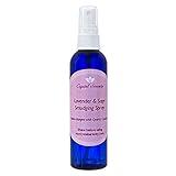 White Sage Smudge Spray: Lavender and Sage Smudging Spray with Quartz Crystals - Reiki Charged 4 oz
