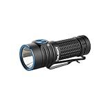 OLIGHT BatonTurbo EDC Rechargeable Handheld Flashlight, 1000 Lumens Compact LED and 510 Meters Long Throw Powerful Pocket Light, with Two-Way Clip and Landyard for Camping, Hiking (Black)