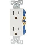 Jovision USA HD 4K Power Outlet Spy Camera Covert Receptacle AC DC Hidden Camera (White/Square)