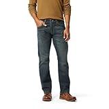 Levi Strauss Signature Gold Men's Straight Fit Jeans, Bigfoot, 44W x 32L