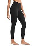 CRZ YOGA Butterluxe High Waisted Lounge Legging 25" - Buttery Soft Workout Yoga Pants for Women Black Medium