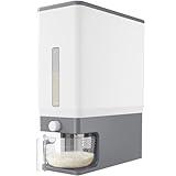 Lifewit Rice Dispenser 25 Lbs(11.3kg), Rice Storage Container Sealed Moisture Proof with Measuring Cup for Kitchen Pantry Household, BPA-Free