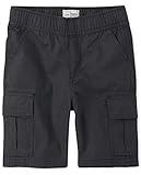 The Children's Place Boys Pull on Cargo Shorts,Washed Black Single,18H