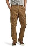 Wrangler Authentics Men's Relaxed Fit Stretch Cargo Pant, Kangaroo, 30W x 30L