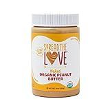 Spread The Love NAKED Organic Peanut Butter, 16 Ounce (Organic, All Natural, Vegan, Gluten-free, Creamy, Dry-Roasted, No added salt, No added sugar, No palm oil) (1-Pack)