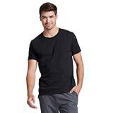 Russell Athletic Mens Men's Cotton Performance Short Sleeve T-Shirt T Shirt, Black, Large US