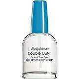 Sally Hansen Double Duty™, Base and Top Coat, Quick Dry, Long Lasting, Streak-Free Shine, Clear Nail Polish