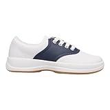 Keds Girls School Days (Little Big Kid) Sneaker, White/Navy, 2