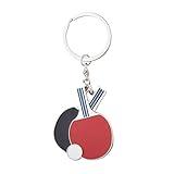 Yreamont Table Tennis Racket Keychain Gift for Women Men Sports Enthusiasts Pingpong Lovers Table Tennis Players Family Friends Coworkers
