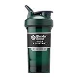 BlenderBottle Shaker Bottle Pro Series Perfect for Protein Shakes and Pre Workout, 24-Ounce, Green